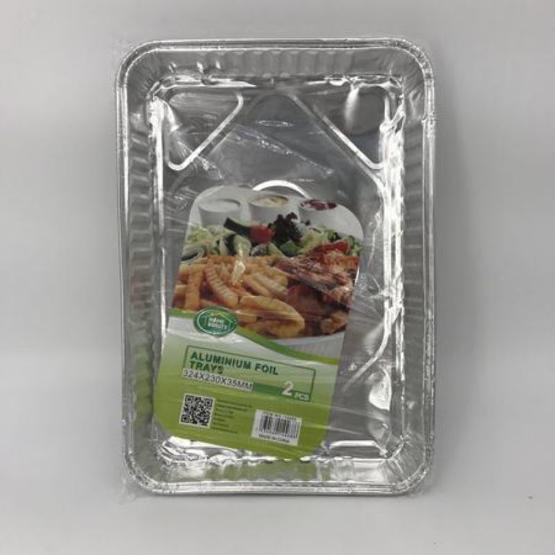 Aluminum Foil BBQ Roasting Pan - 324mm (24pcs)