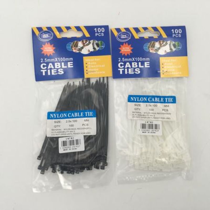 Cable Tie - 2.5 x 100mm (1200pcs)
