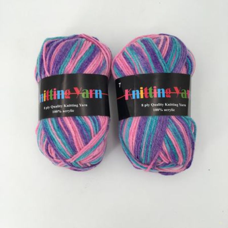 Knitting Yarn - #7 Mix 100g (Set of 6)
