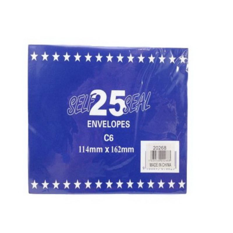 Envelopes - C6 162mm (12 Packs)