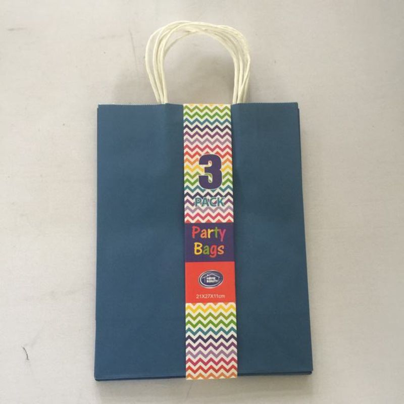 Gift Bags - Blue 21 x 27 x 11cm (36pcs)