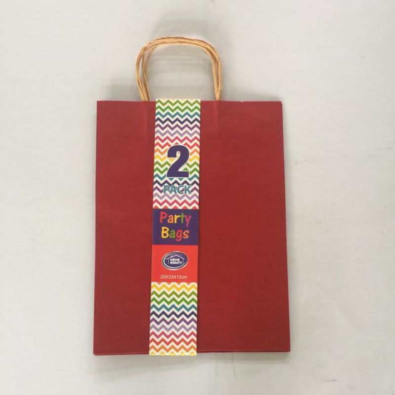 Gift Bags - Red 25 x 33 x 12cm (24pcs)