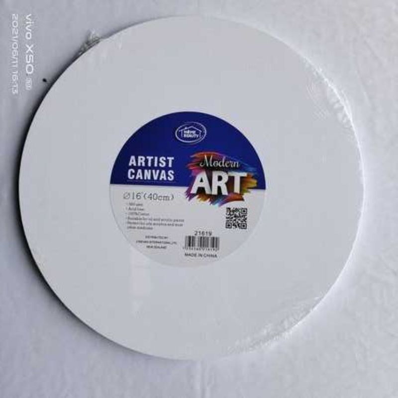 Round Artist Canvas -  40cm(Set of 6)