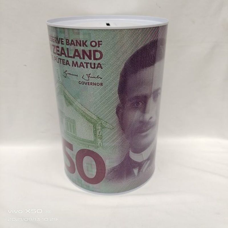 Money Pot -Fifty Dollar 22cm (Set of 6)