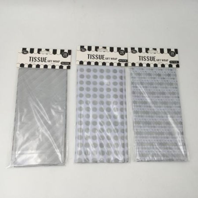 Tissue Gift Wrap - 50 x 75cm (Set of 6 Assorted)