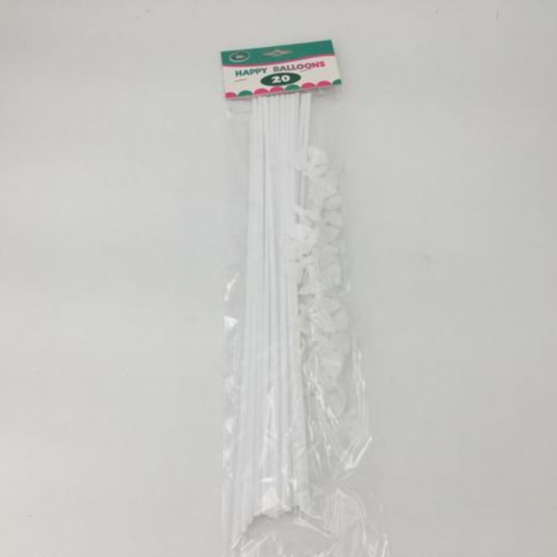 Balloon Stick - White (240pcs)