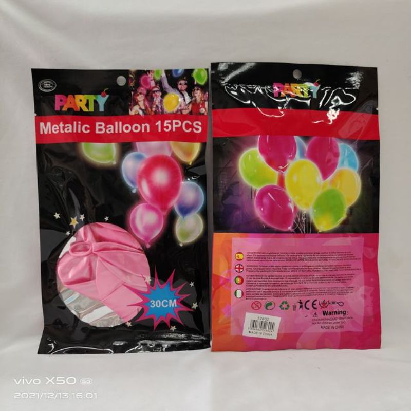Metalic Balloon - Light Pink 30cm (180pcs)