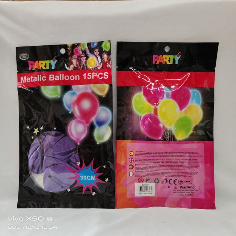 Metalic Balloon - Purple 30cm (180pcs)