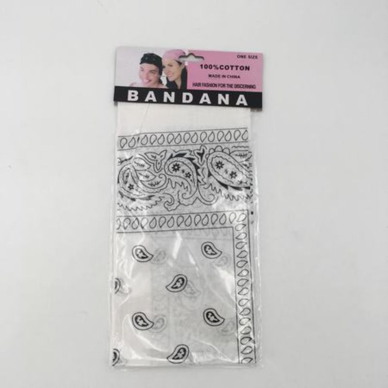 Bandanas - White 56 x 56cm (Set of 12)