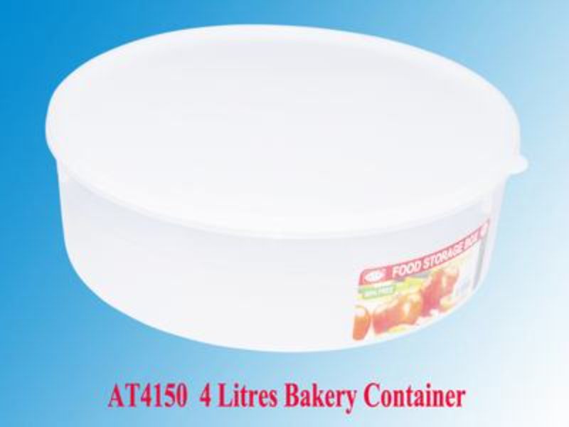 Plastic Bakery Container - 4L (Set of 12)