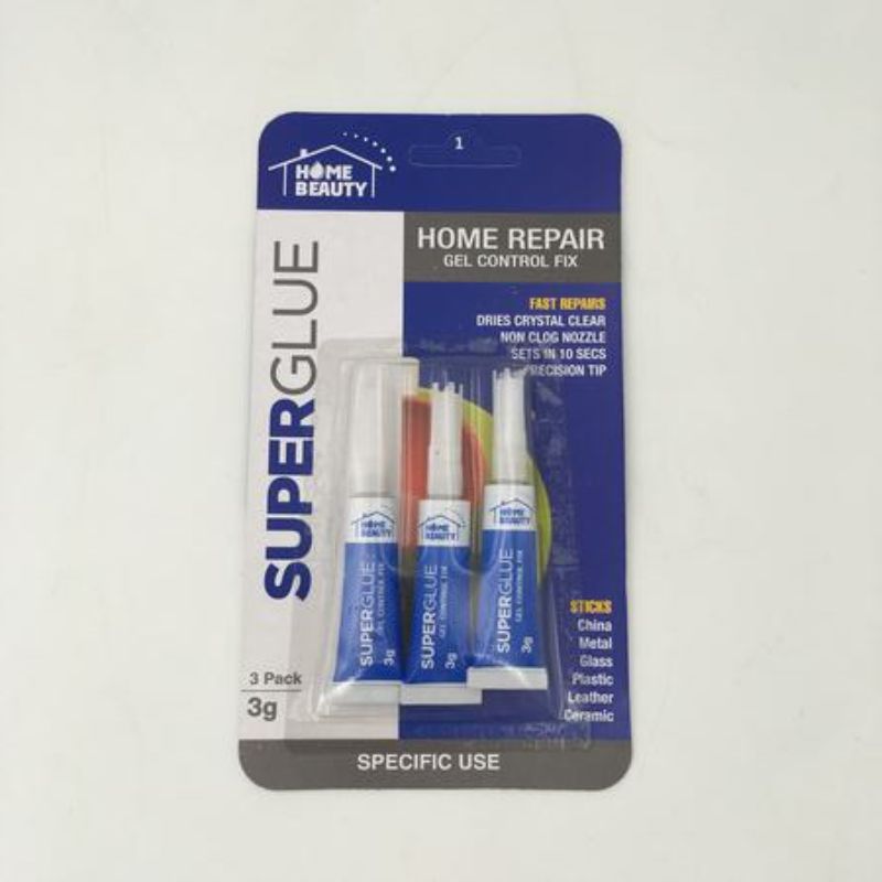 Super Glue - 3pcs Gel 3g (12 Packs)