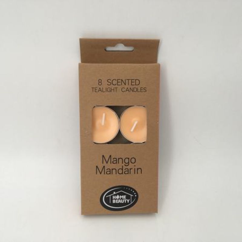 Tealight Candles - Apricot Scented Mango Mandarin (96pcs)