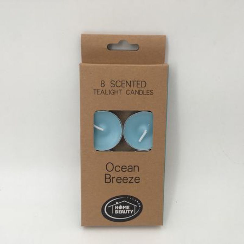 Tealigth Candles - Blue Scented Ocean (96pcs)