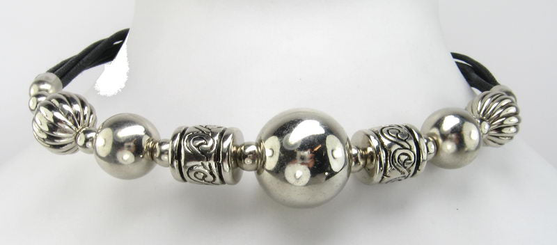 Choker Necklace Pl Silver