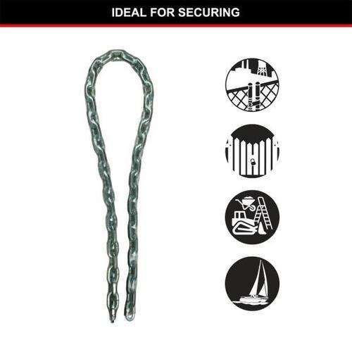 Master Lock Steel Chain 1m X 8mm Silver
