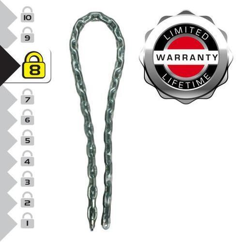 Master Lock Steel Chain 1m X 8mm Silver