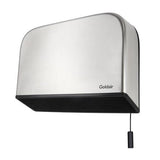 Goldair Ceramic Bathroom Heater Stainless Steel H:254mm, W:356mm, D:115mm
