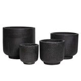 STONELEIGH & ROBERSON Cup Terrazzo Pot XL Black