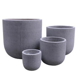 STONELEIGH & ROBERSON Egg Terrazzo Pot XL Grey