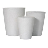STONELEIGH & ROBERSON Vase Terrazzo Pot M White