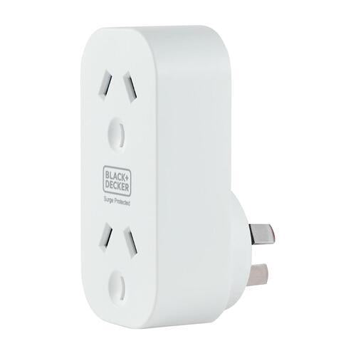 Black+Decker Double Adaptor