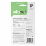 Vitapet 3 In 1 All Wormer Cat Treatment Pack of 4