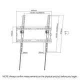 Cordtech 810-1778mm (32-70 Inch) Tiltable TV Mount W/Quick Release