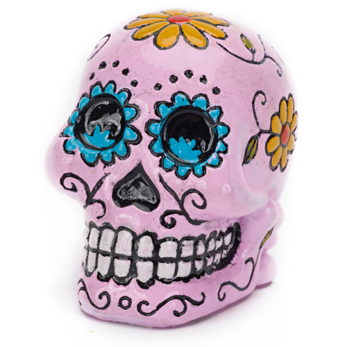 Mini Aquatic Ornament - Pink Sugar Skull (3.8cm)
