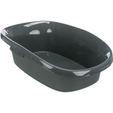 Cat Litter Tray with Rim - Anthracite / Grey-Green