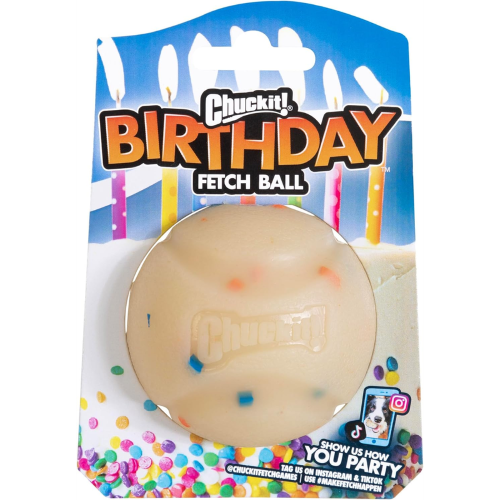 Birthday Fetch Ball - Med (1pk)
