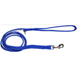 Double Nylon Webbing Lead - Blue (10mm x 120cm)
