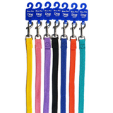 Double Nylon Webbing Lead - Purple (10mm x 120cm)