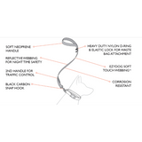 ED Dog Leash - Soft Trainer Black Denim (25mm)