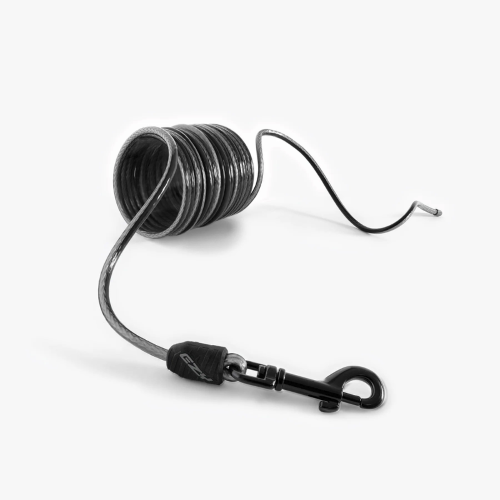 ED Dog Collar - Slimline Track n Train Leash Black (5m)