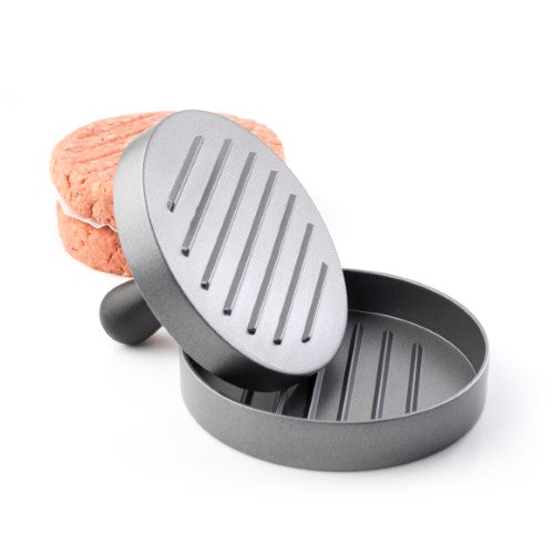 Aluminium Burger Press - Taylors Non Stick for perfect, mess-free burger patties with a 4-inch diameter and durable design.