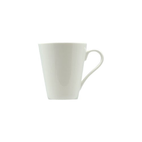 Elegant Rockingham Cone Coffee Mug set of 6, 270ml, porcelain, dishwasher and microwave safe, stylish and functional.