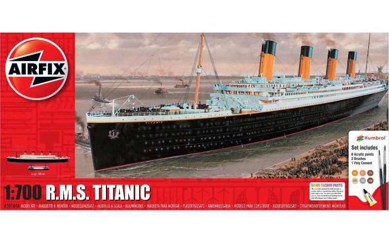 Airfix Kit Model - 1:700 RMS Titanic Gift Set