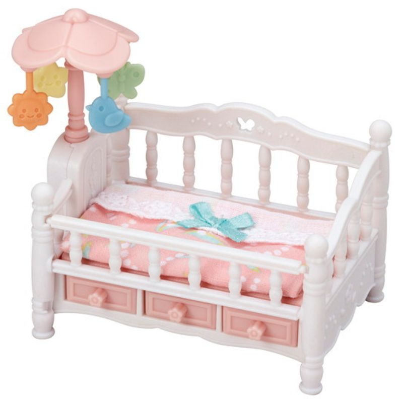 Crib with Mobile - Sylvanian Families