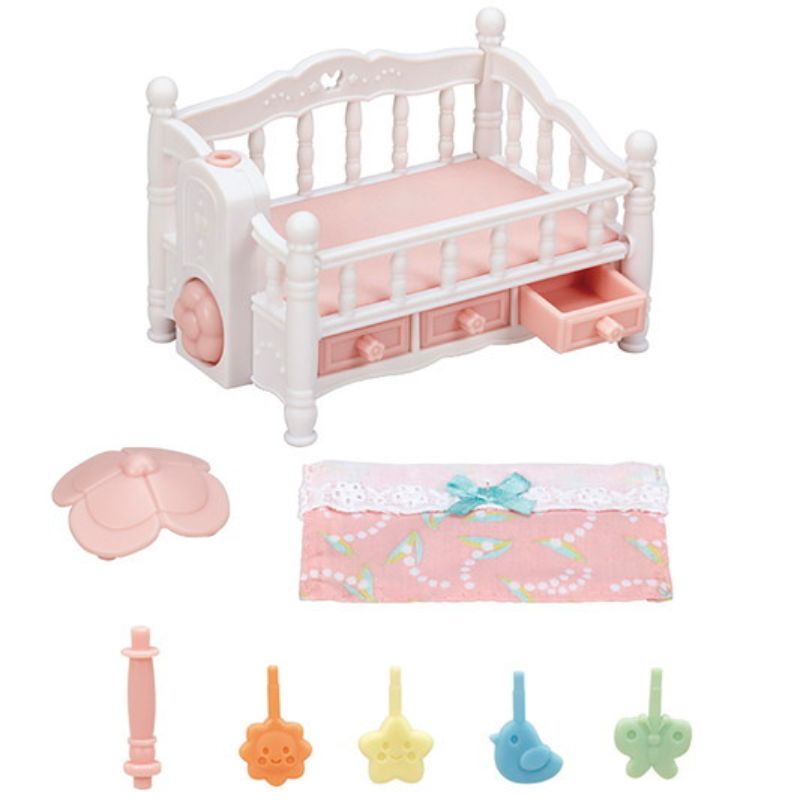 Crib with Mobile - Sylvanian Families