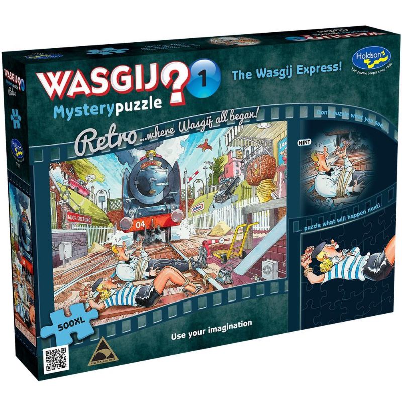 XL Jigsaw Puzzle - RETRO WASGIJ MYSTERY WASGIJ EXPRESS (500pcs)