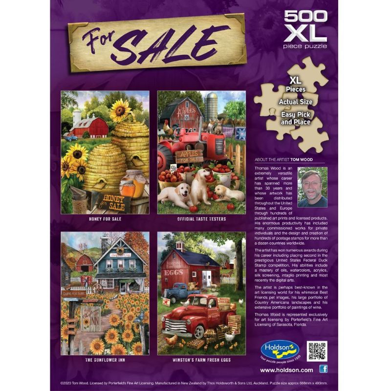 XL Jigsaw Puzzle - FOR SALE OFFICIAL TASTE TESTERS (500pcs)