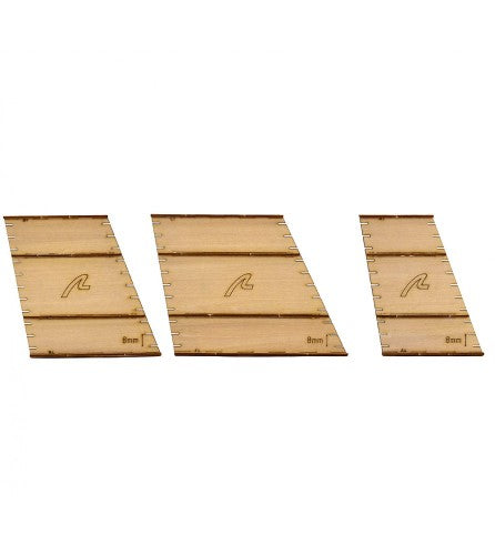 Wooden Ship Kit Fitting - Easy Ratlines' Template 8mm