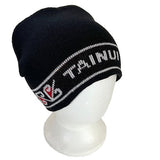 Elegant Maori Beanie - Tainui in black, red, and white, representing Tainui culture, perfect for chilly Australian seasons.