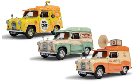 Diecast car from the FTB: W&G Austin Collection, showcasing classic design and intricate details for collectors.