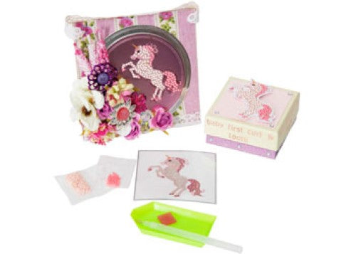 CrystalArt - Fairytale Unicorn 9x9cm Motif