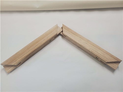 DAS Light Weight Stretcher Bar Pair, 6 inch, crafted from sustainable timber for easy canvas stretching and flawless finish.