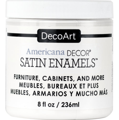 Decoart Americana Decor Satin Enamel Paint 236ml - WARM WHITE