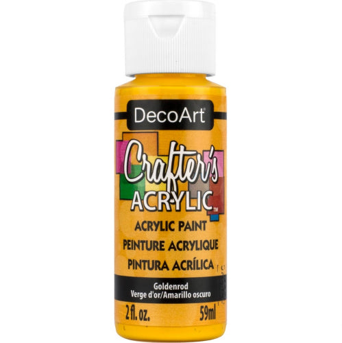 Decoart Crafter's Acrylic Paints 59ml - 2oz GOLDENROD