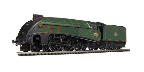 Hornby A4 Eisenhower model train, featuring intricate details and vintage design, perfect for collectors and railway enthusiasts.