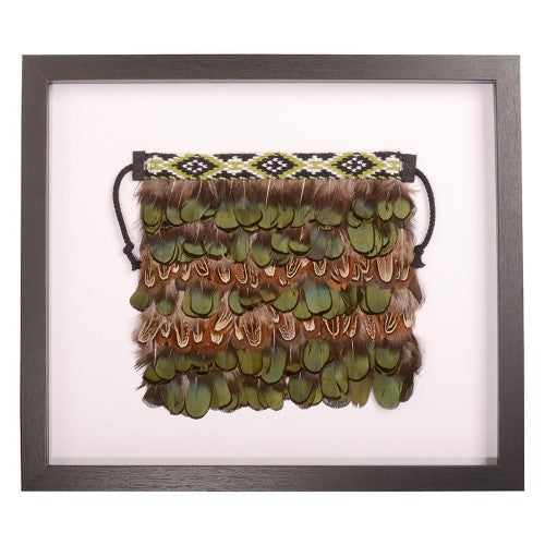 Framed Pheasant Feather Mini Korowai